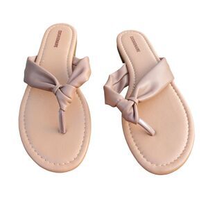 Women's Blush Knot Thong Sandals